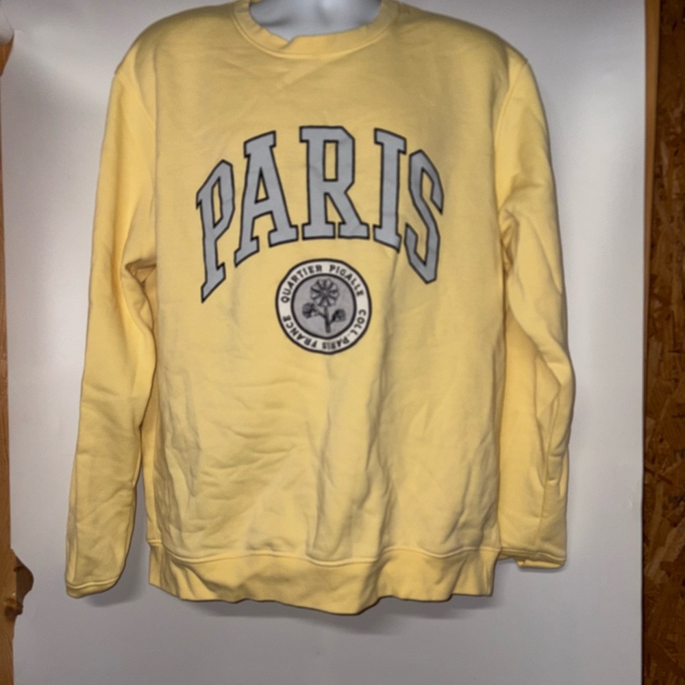 Paris Yellow Sweater